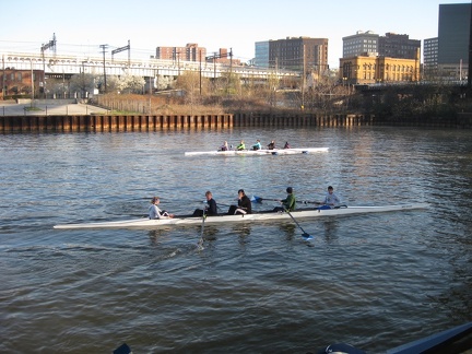 27 M4-B and W4-B heading back to start for final